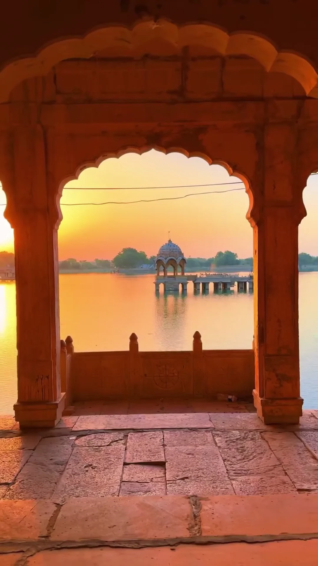 The client’s view of Jaisalmer and the Thar Desert
